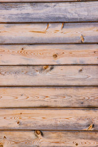 Full frame shot of wooden wall