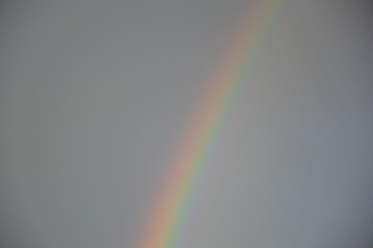 LOW ANGLE VIEW OF RAINBOW