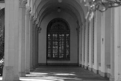 Entrance of historic building