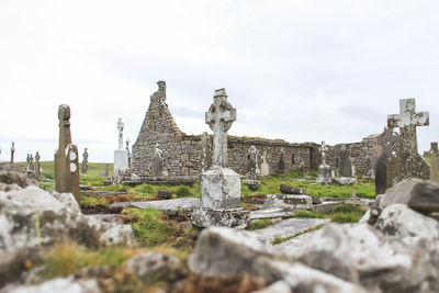 Old ruins against sky