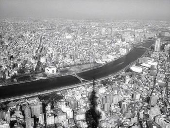 Aerial view of cityscape