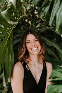 Portrait of a smiling young woman