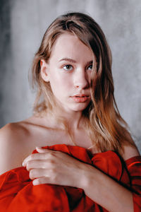 Portrait of young woman