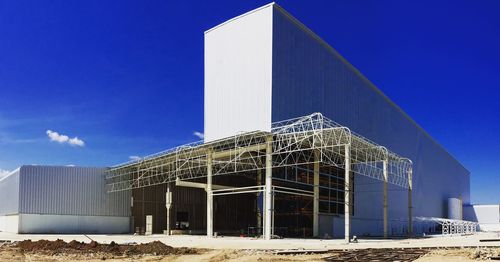 Built structure against blue sky