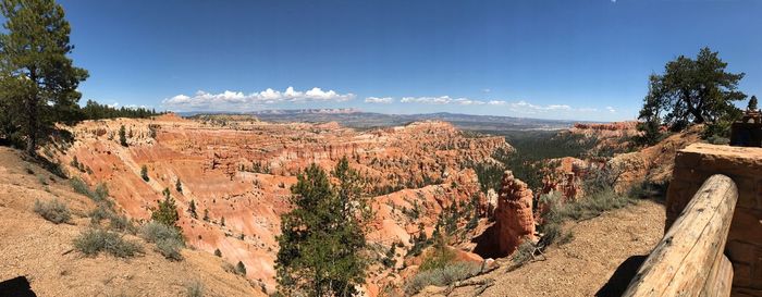 Panoramic view of landscape against sky