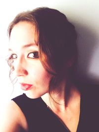 Portrait of young woman