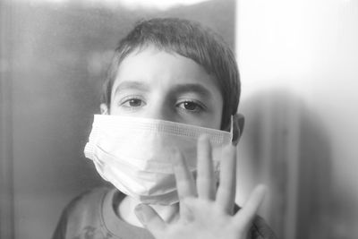 Close-up portrait of a mid adult man