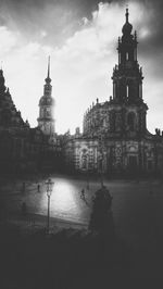 Dresden cathedral against sky