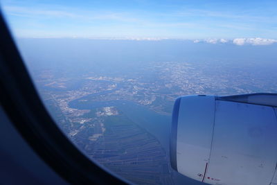 Aerial view of landscape