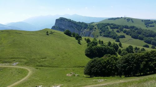 Scenic view of landscape against sky