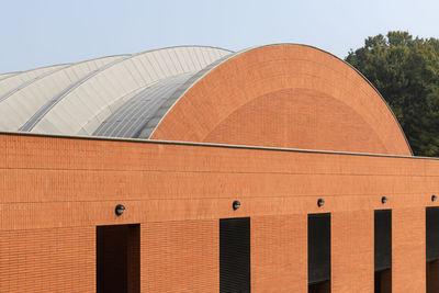 Low angle view of building against sky