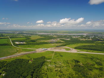 Scenic view of landscape against sky