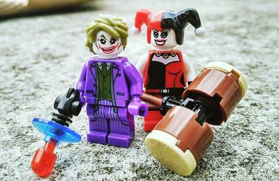 Close-up of toy bottle