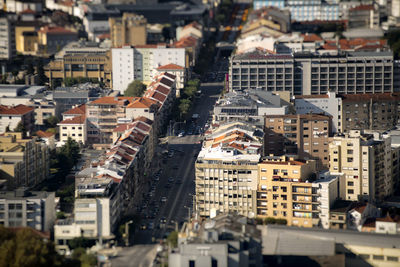 Aerial view of cityscape