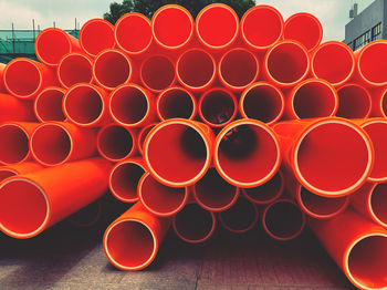 Stack of pipes