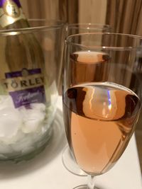 Close-up of drink on table