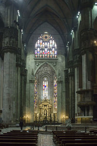 Interior of church