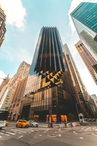 Low angle view of skyscrapers