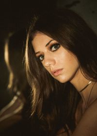 Portrait of beautiful woman