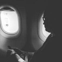 Close-up of woman standing in pond