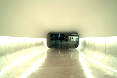 Illuminated tunnel