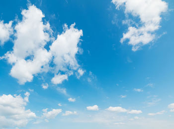 Low angle view of clouds in sky