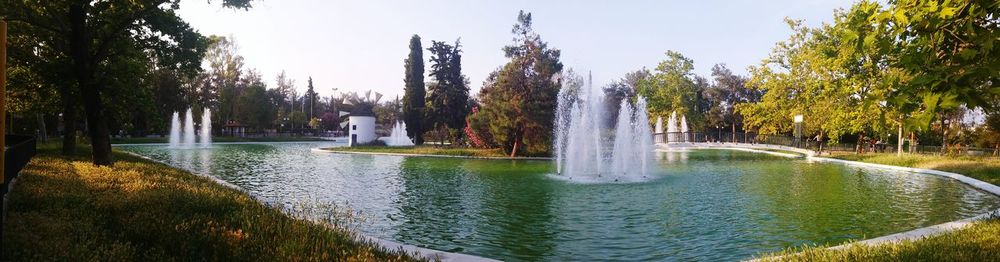 Fountain in park