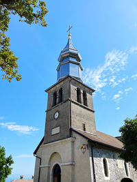 Low angle view of building against sky