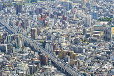 Aerial view of cityscape