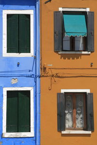 Window of building