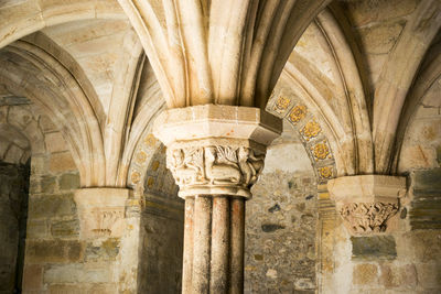 View of colonnade in old building