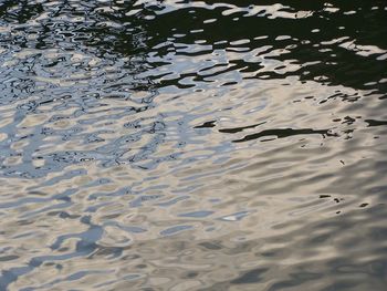 Full frame shot of rippled water