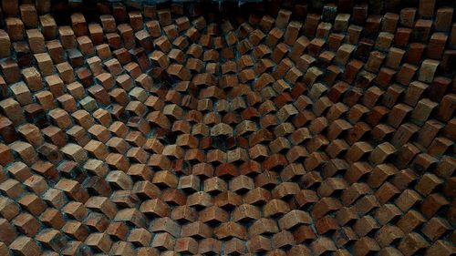 Full frame shot of tiled floor