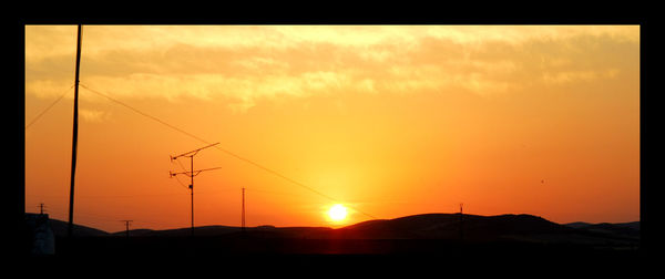 Scenic view of sunset