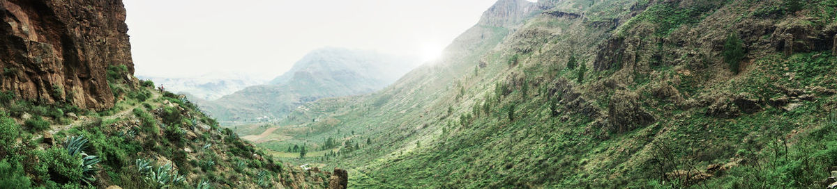 Scenic view of mountains