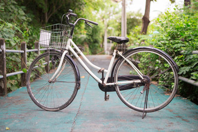 Bicycle in basket