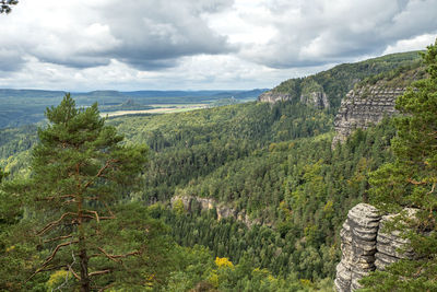 Scenic view of landscape against sky