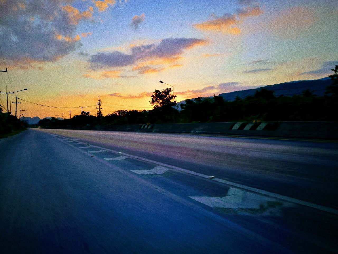 ROAD AT SUNSET