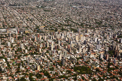 Aerial view of buenos aires cityscape