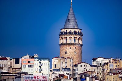 Round tower against sky