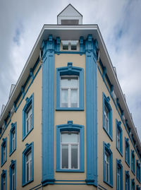 Low angle view of building against sky