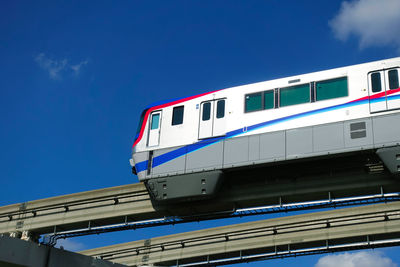 Monorail with blue sky