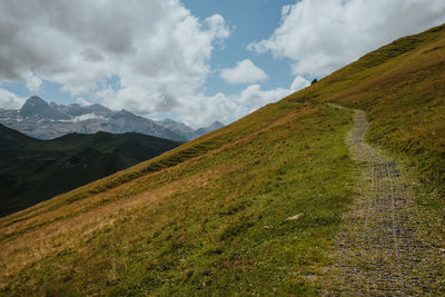 Scenic view of landscape against sky
