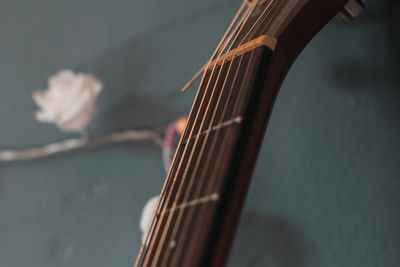 Close-up of guitar