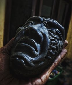 Close-up of human hand