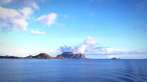 Panoramic view of sea against sky
