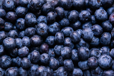 Full frame shot of blueberries