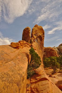 View of rock formation