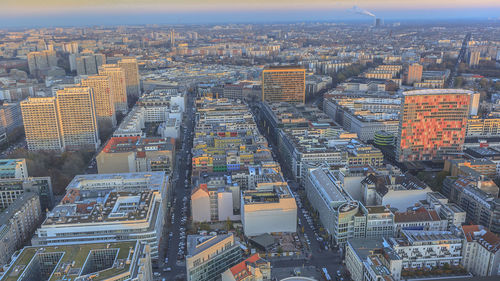 Aerial view of a city