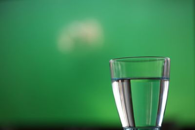 Close-up of water in container